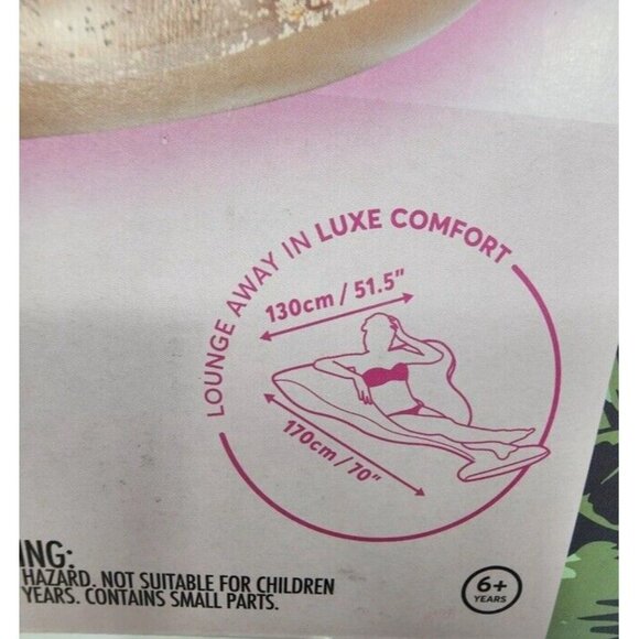 NEW SUNNYLIFE X Absolut Elyx Luxe Lie-On Cocktail Pool Float - Beach Fun - Picture 6 of 11